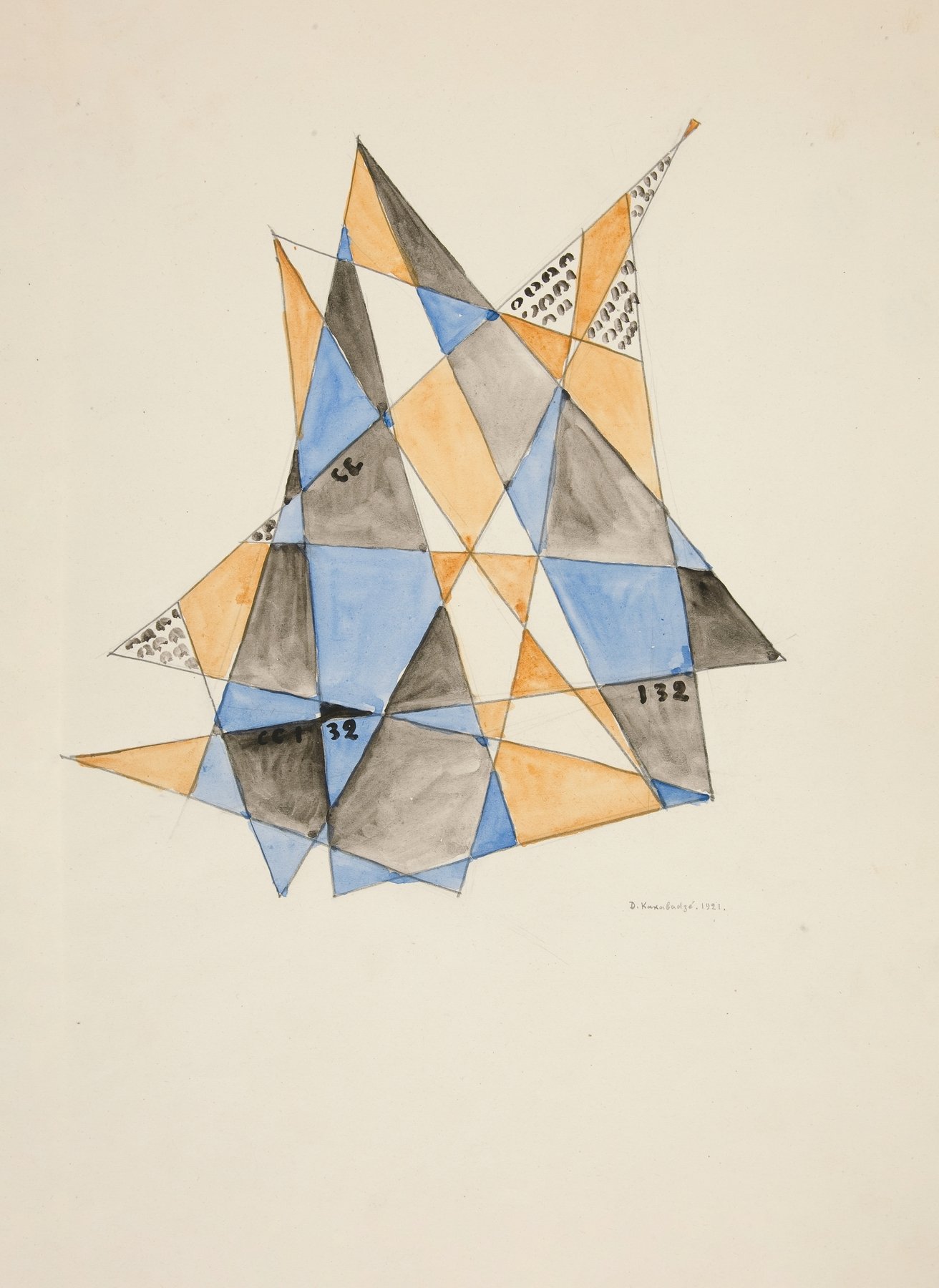 Abstraction Based on Sails,VI (1921)