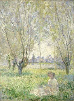 Woman Seated under the Willows (1880)