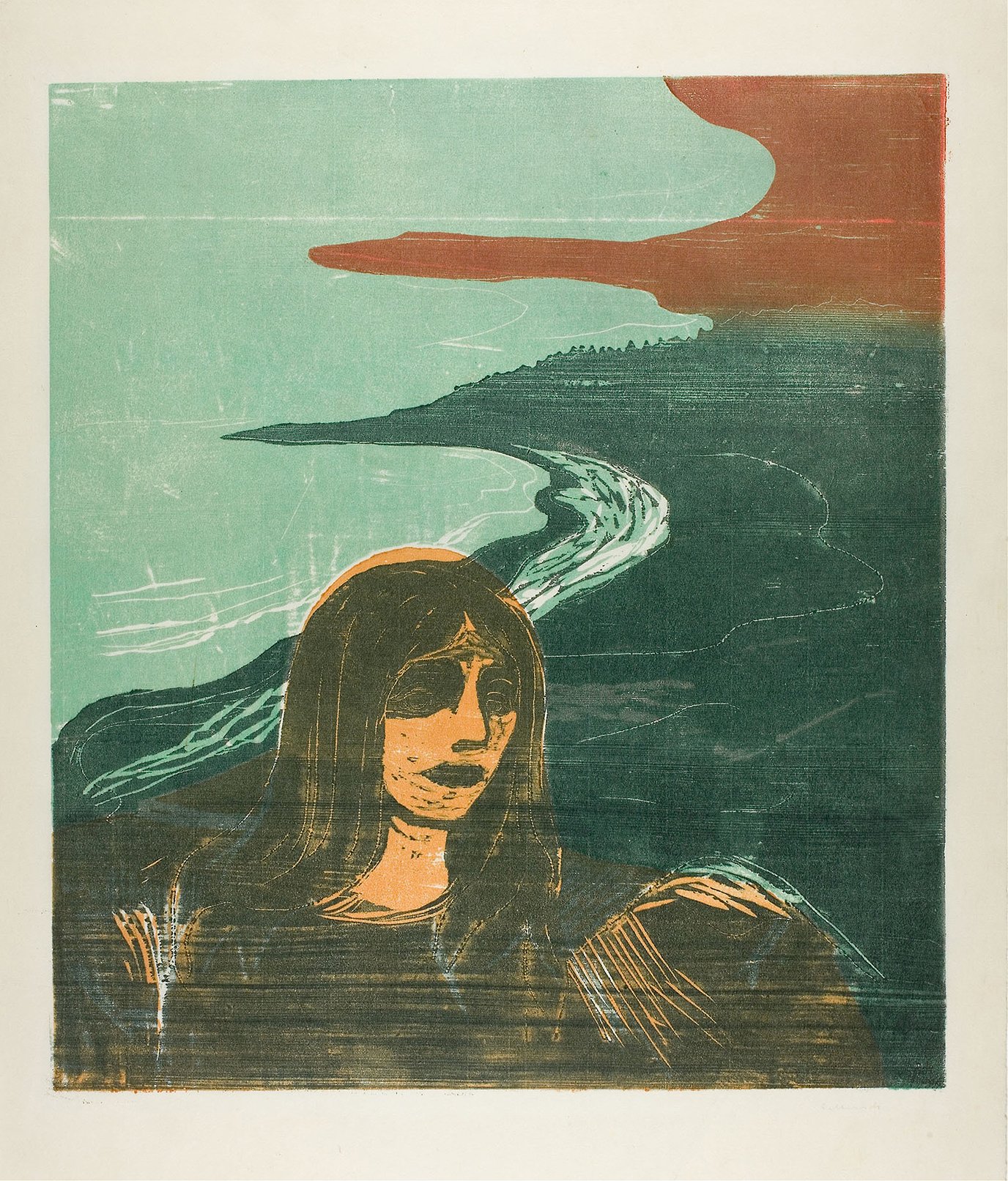 Woman’s Head against the Shore (1899)