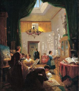 Women’s Art Class (ca. 1868)