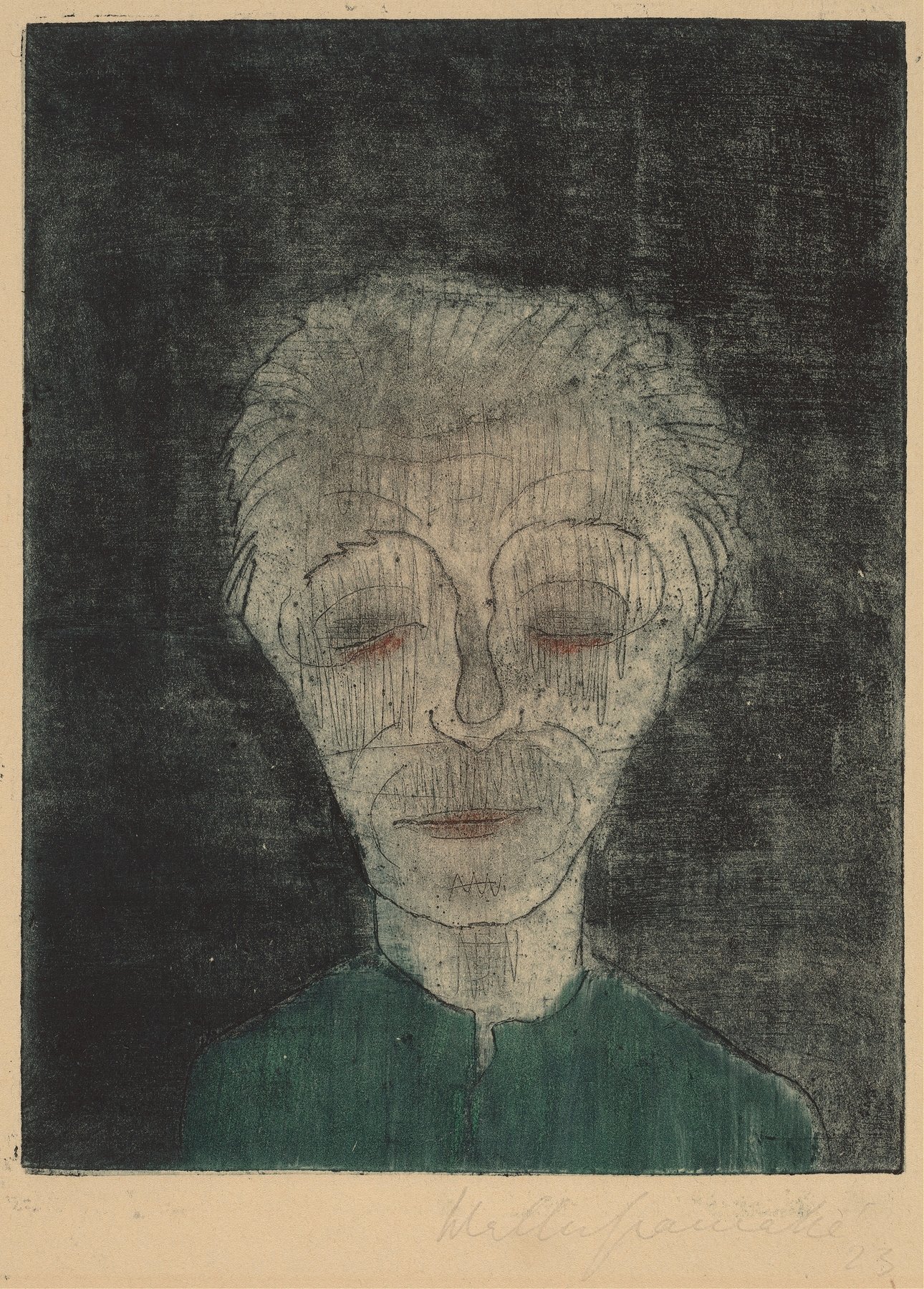 Tired Man (Self-Portrait) (1923)