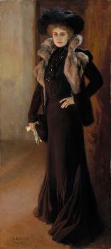 Portrait Of The Opera Singer Aino Ackté (1901)