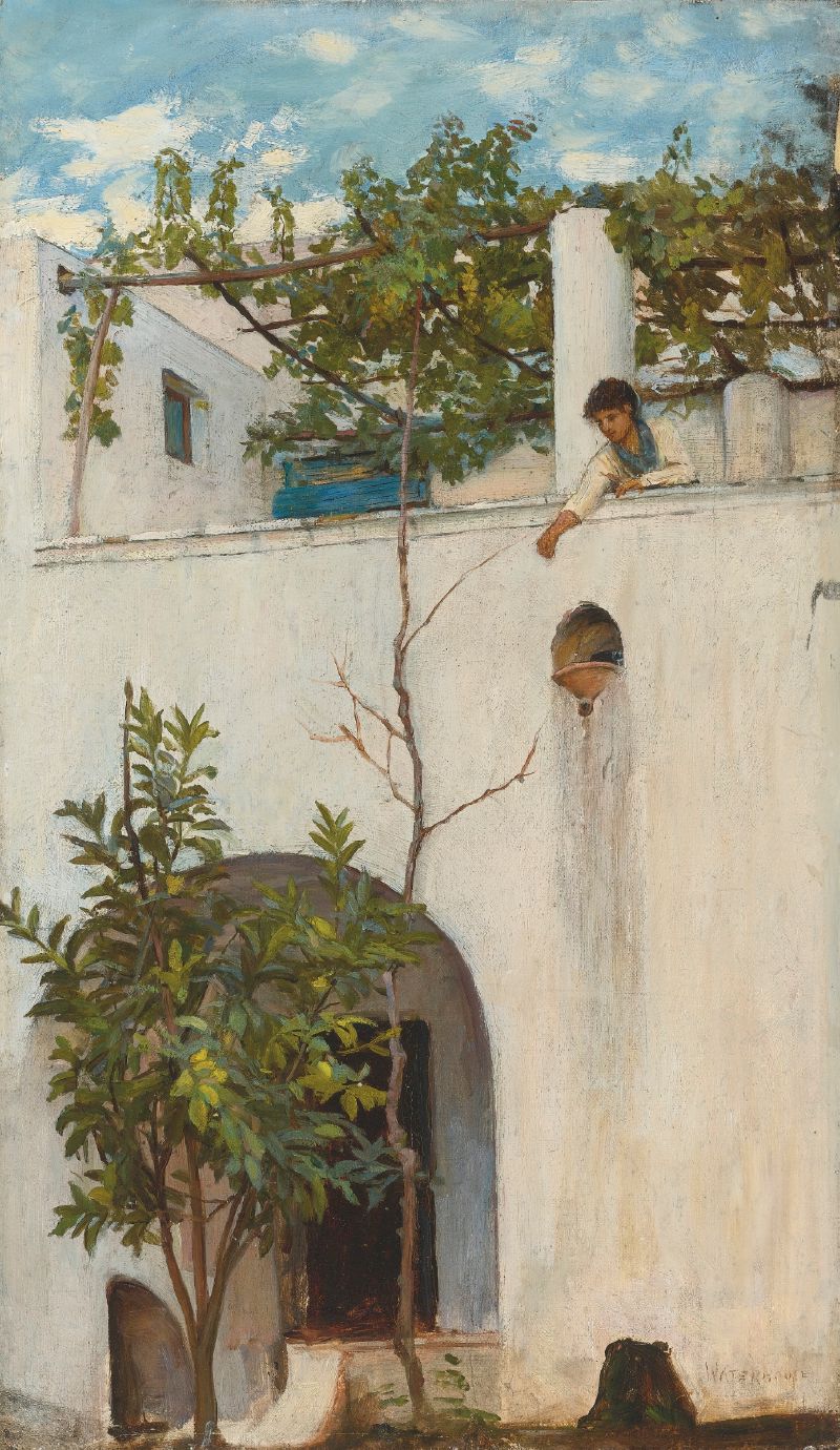 Lady On A Balcony, Capri
