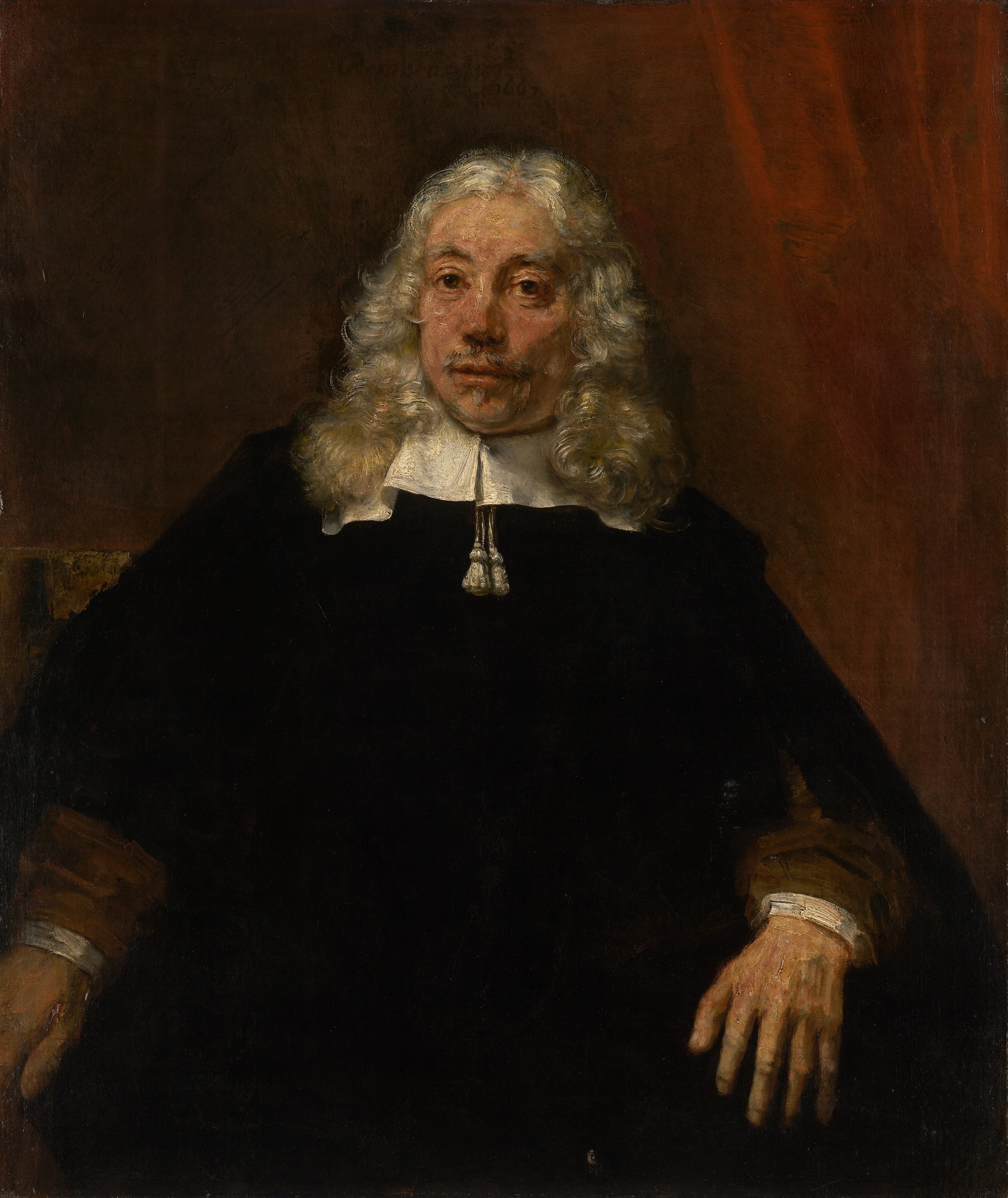 Portrait of a white-haired man
