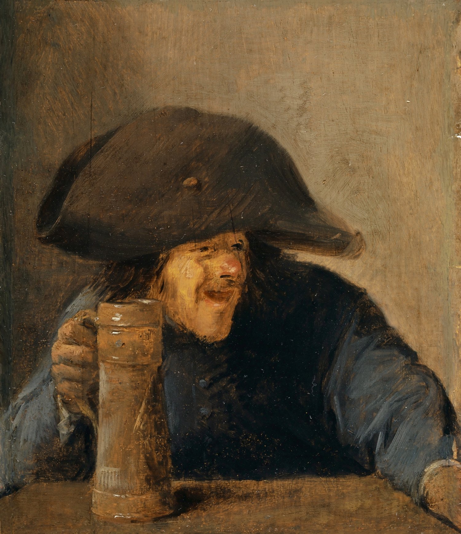 Peasant with Bicorne and Tankard (1630s)