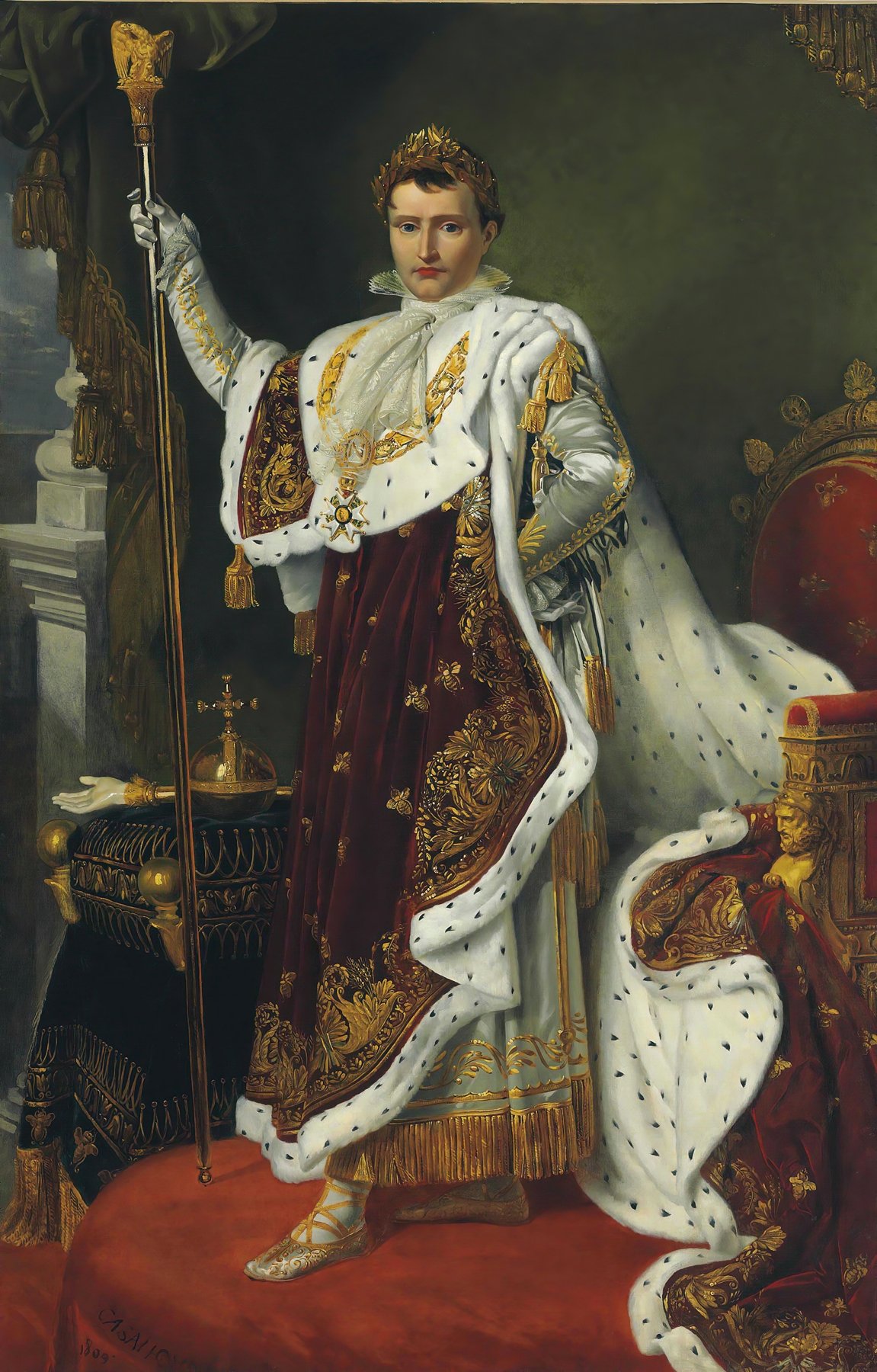 Portrait Of The Emperor Napoleon Bonaparte (1809)