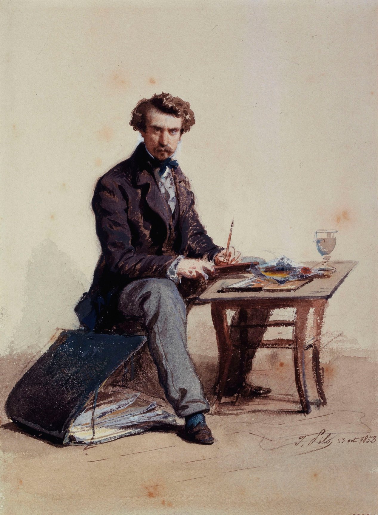 Portrait de l’artiste. (1853)