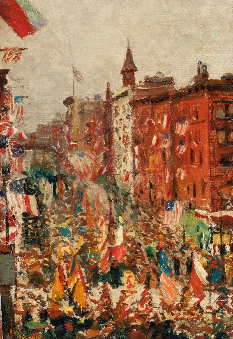 Parade on York Avenue (1918)