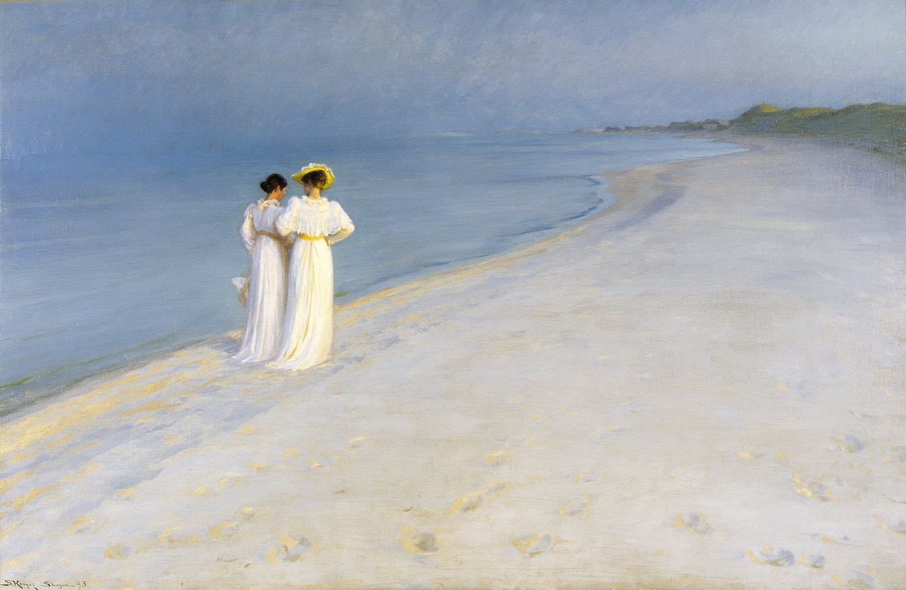 Summer Evening on the Souther Beach (1893)