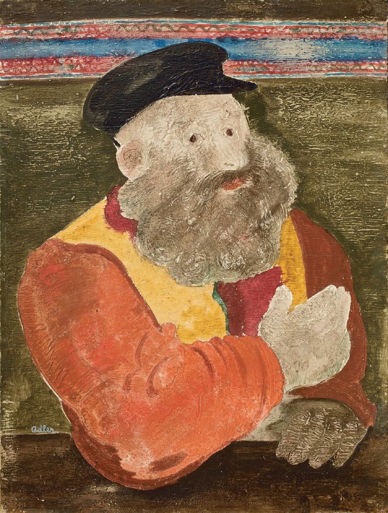 Bärtiger Rabbi (~1925)