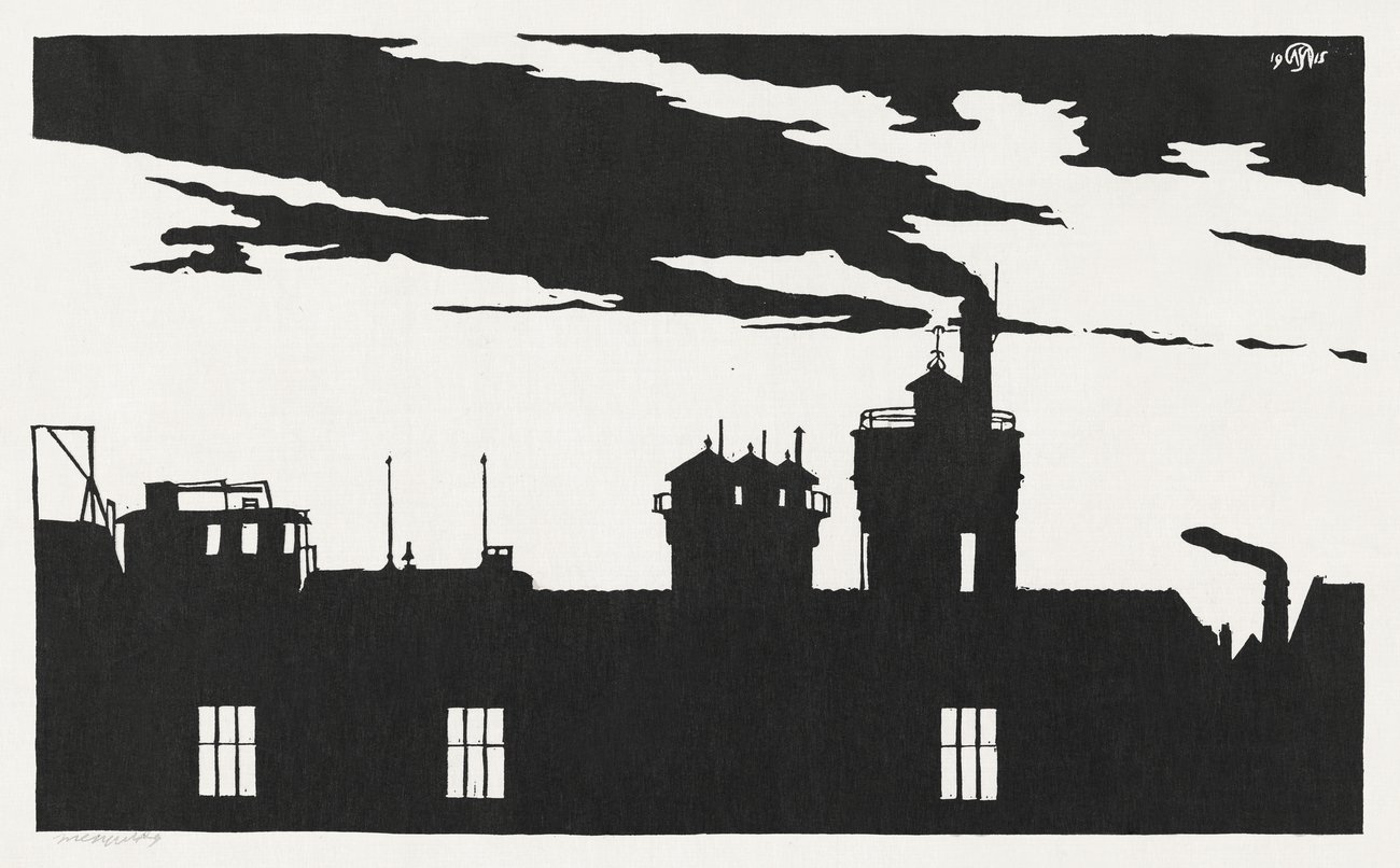 Silhouette Oostergasfabriek (1915)
