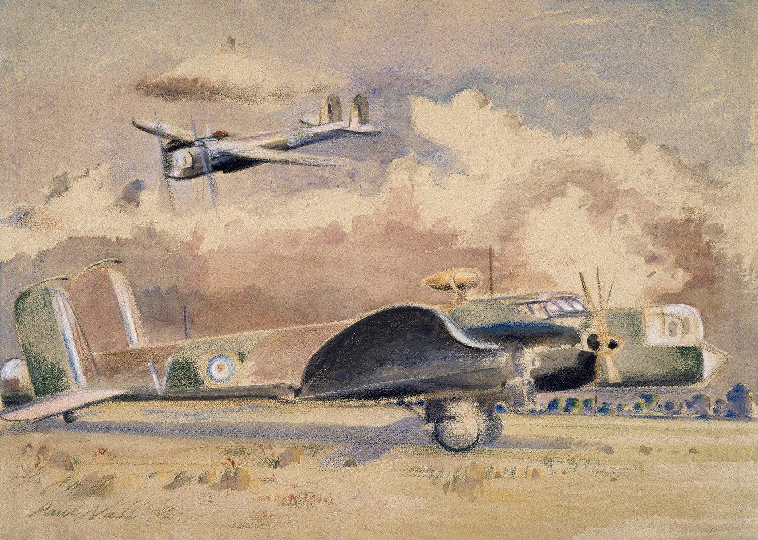 Whitley Bombers Sunning (1940)