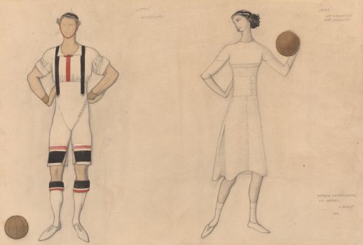 Costume Study for ‘Jeux’ (1913)