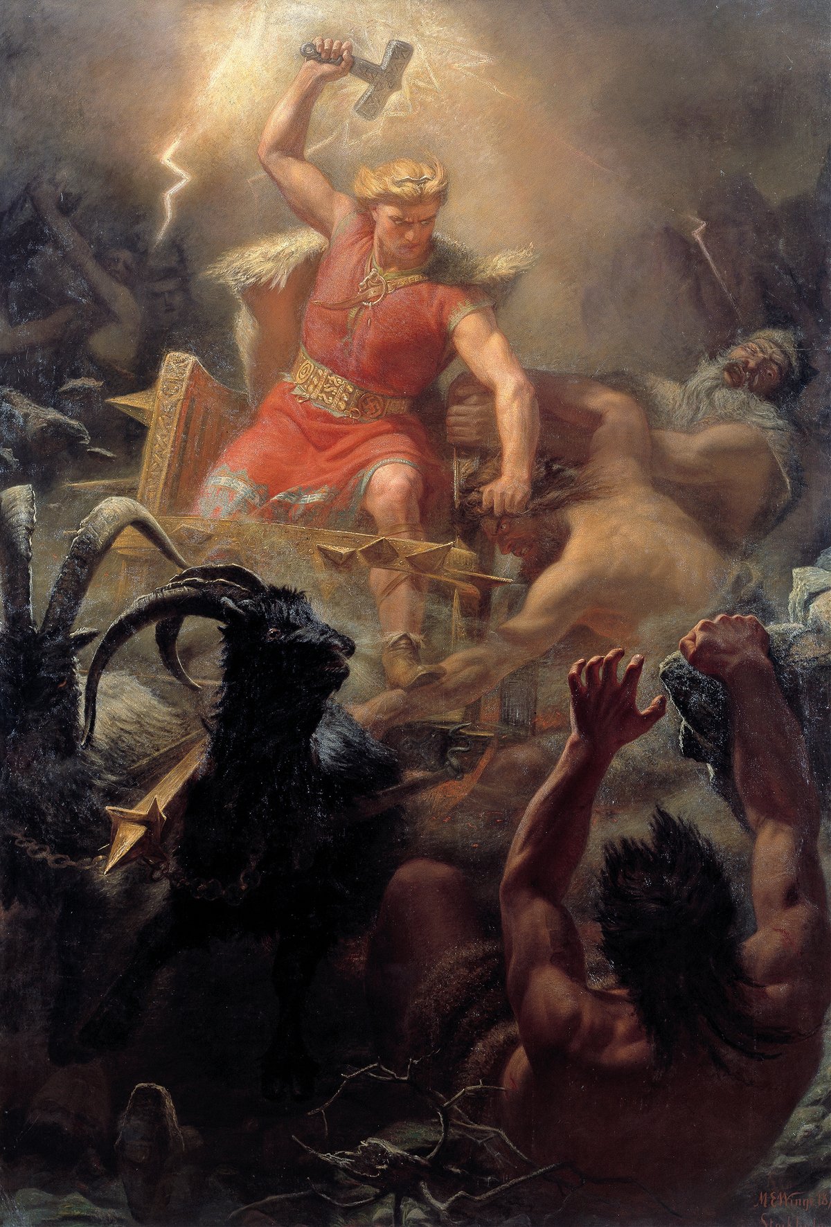 Tor’s Fight With The Giants (1872)