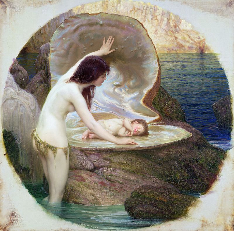 A Water Baby (Circa 1900)