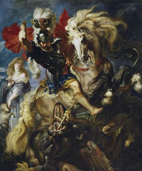 St George Battles The Dragon (1606-1608)