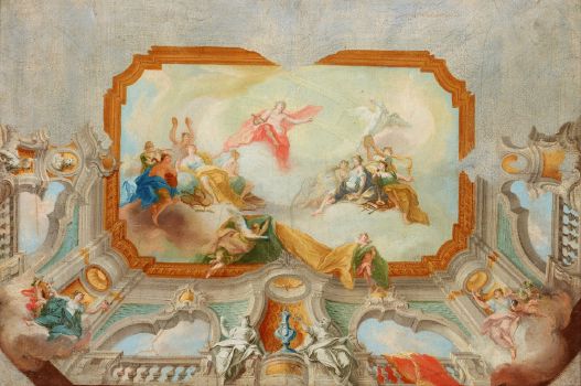 Apollo with the Muses – Project for a Plafond (1726-1732)