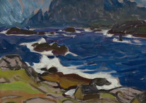 Study during a Storm. From Lofoten (1930)