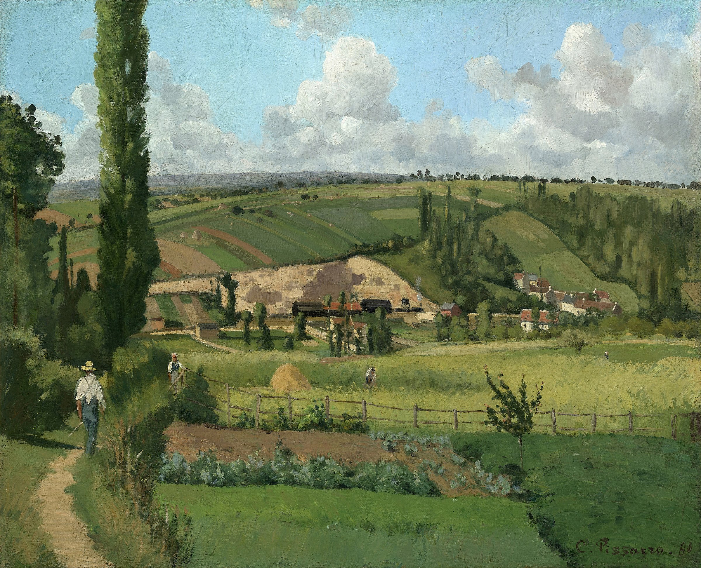 Landscape at Les Pâtis,Pontoise (1868)