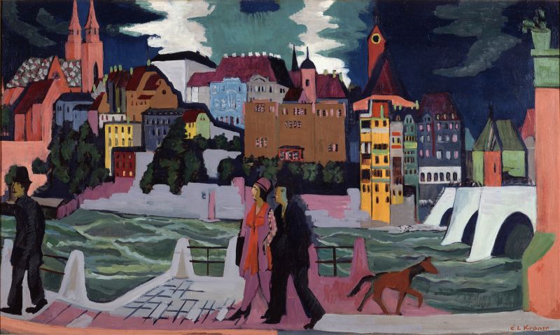 View of Basel and the Rhine (1927–28)
