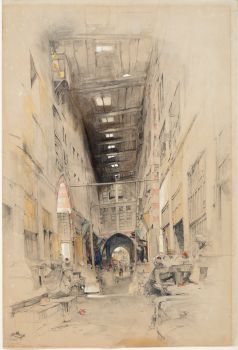 The Bezestein Bazaar, El Khan Khalil, Cairo (1843-44)