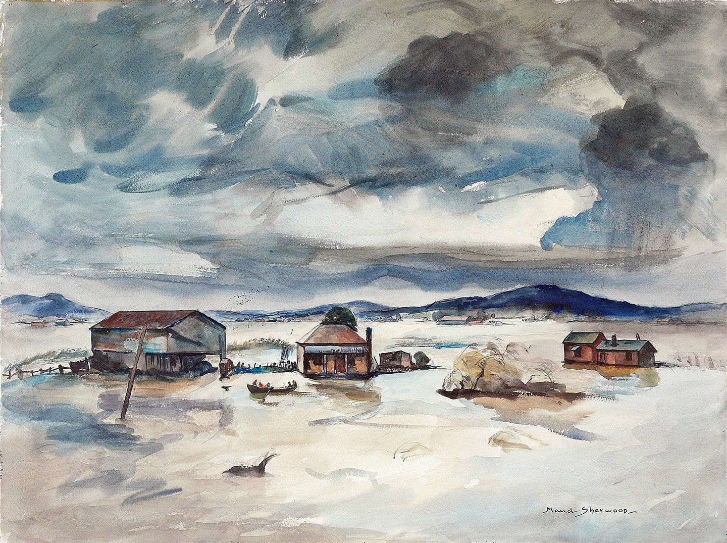 Flood near Maitland (1947-1948)