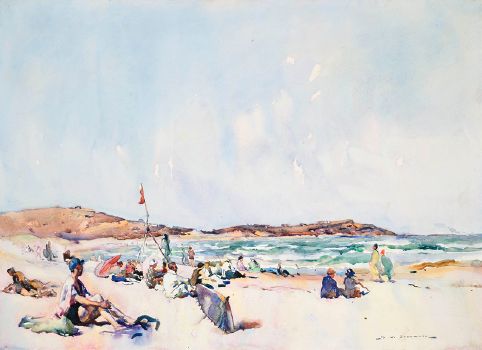 The beach, Dee Why, Sydney (1923)
