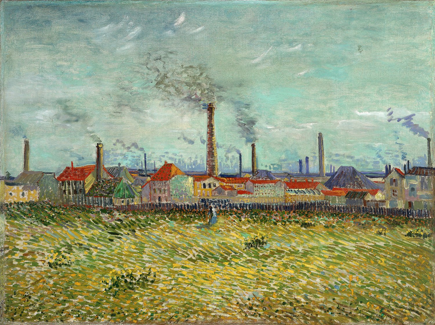Factories at Clichy (1887)