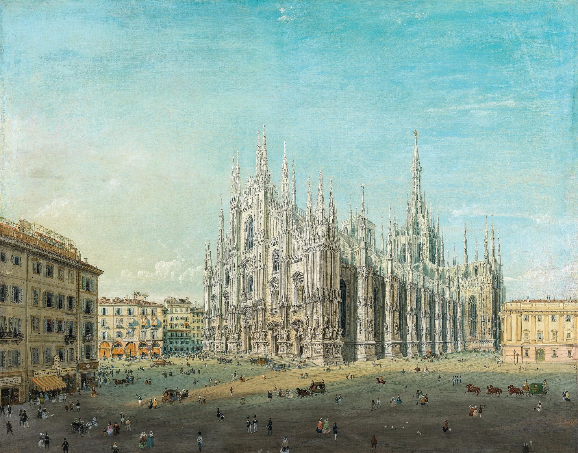 Piazza del Duomo, Milan (1830 - 1884)