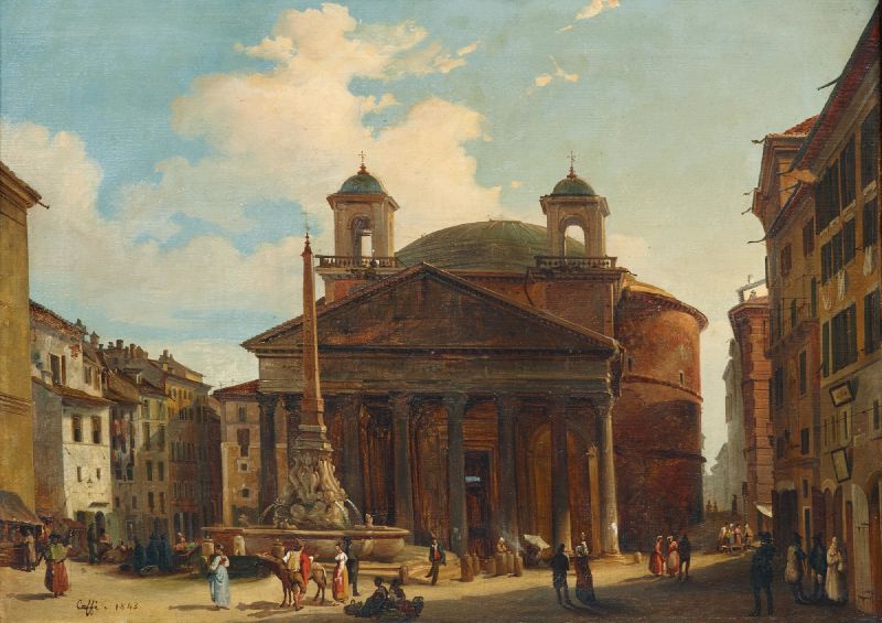 Rome, The Pantheon (1843)