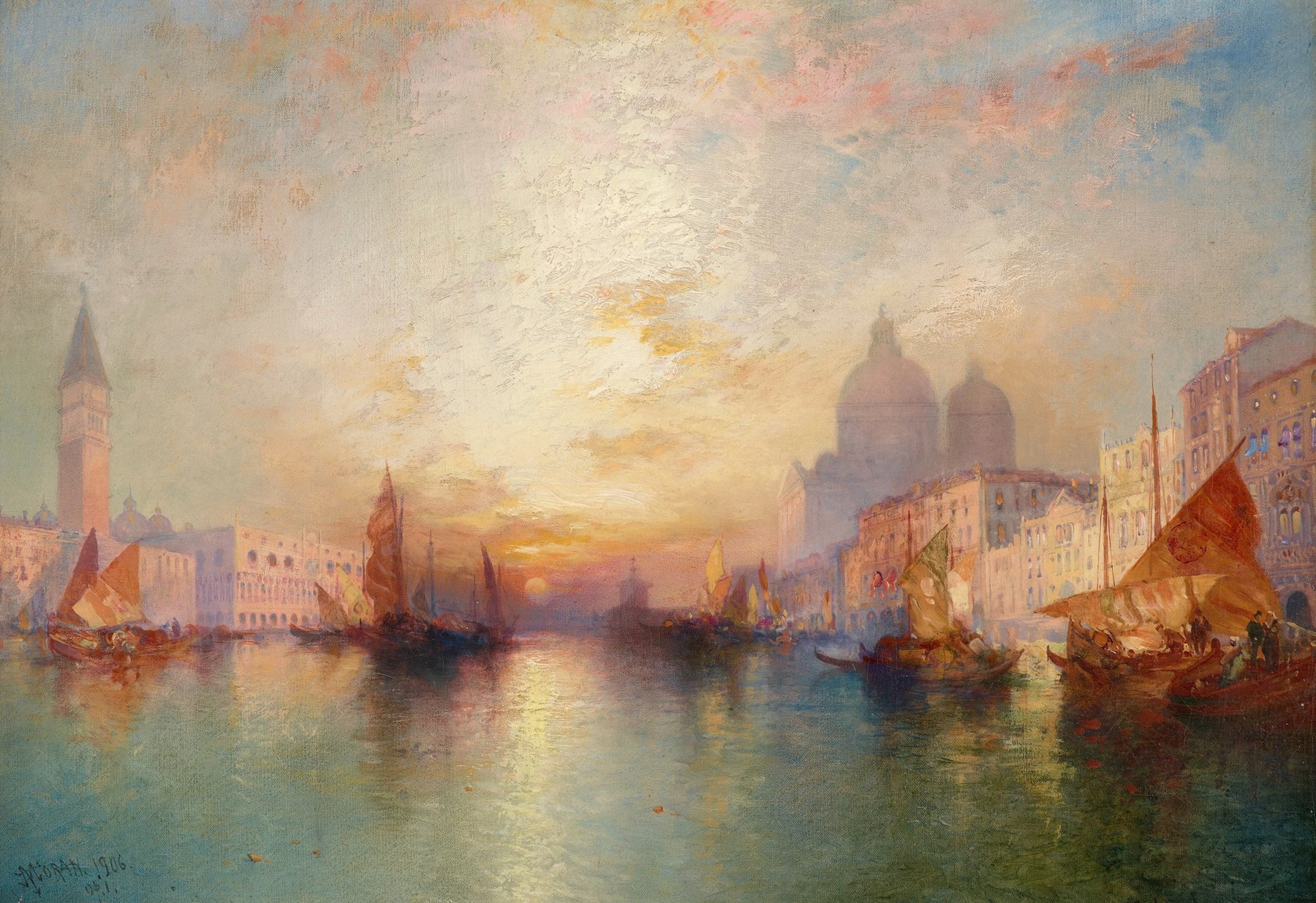 Venice; Grand Canal at Sunset (1906)