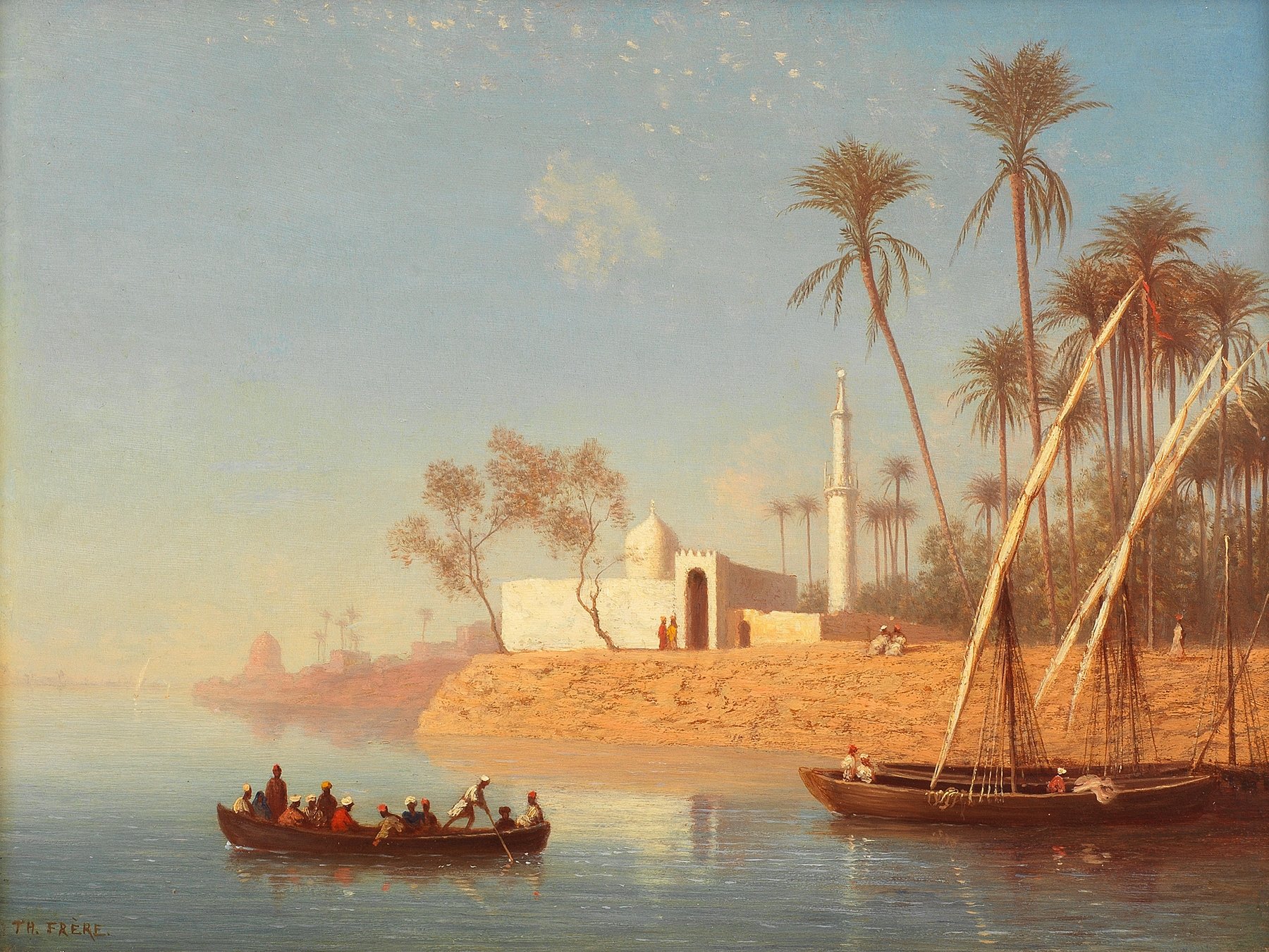 View of Boulak, near Cairo, Egypt