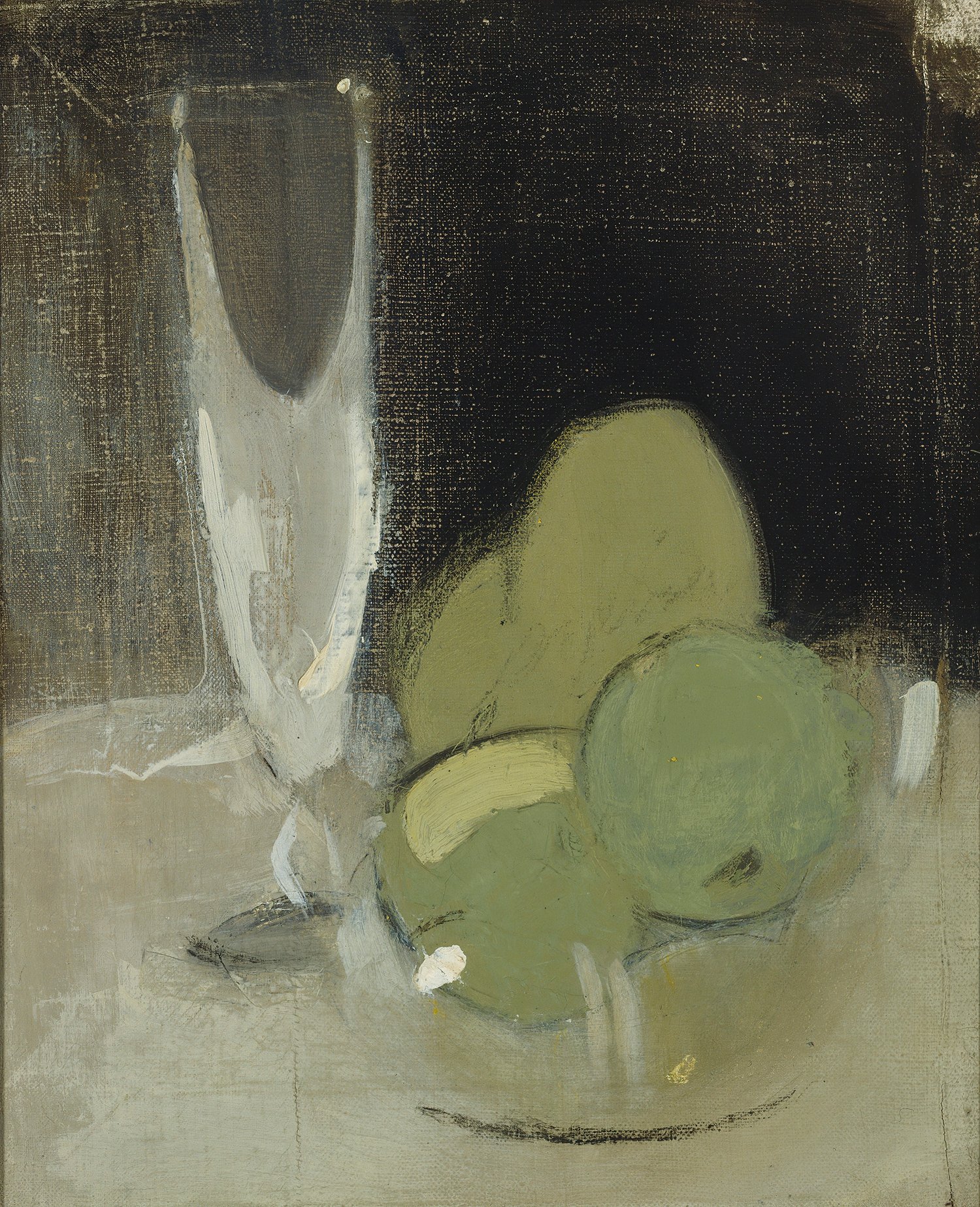 Green Apples And Champagne Glass (1934)