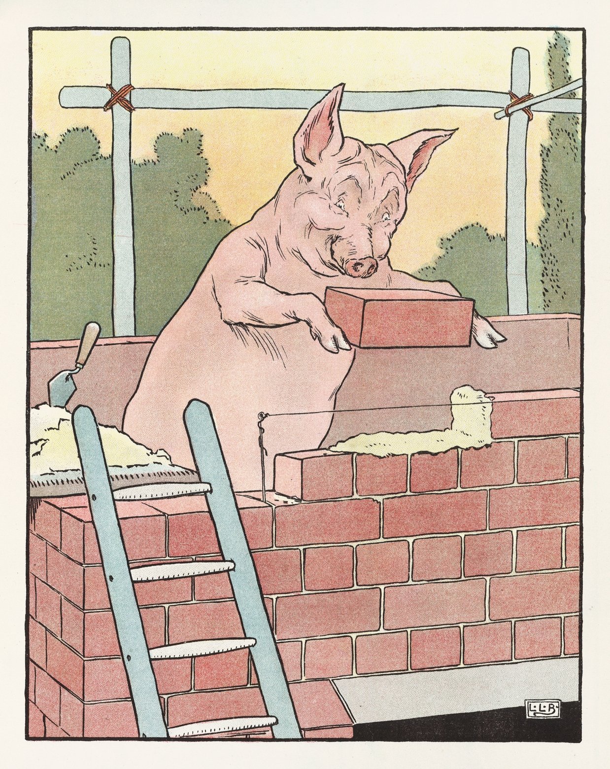 The story of the three little pigs Pl 3 (1904)