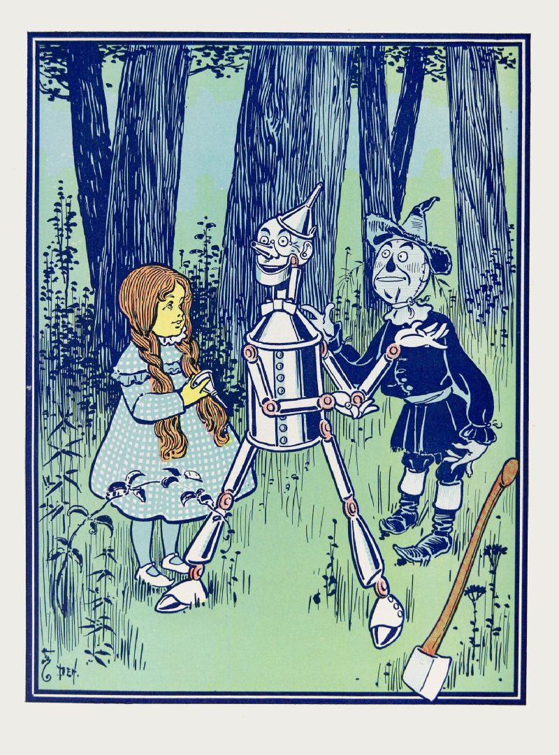 ‘This is the great comfort,’ said the Tin Woodman (1900)