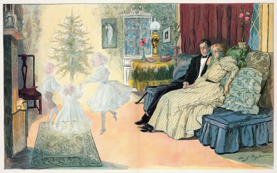 Their first Christmas eve; – a vision of the future (1896)