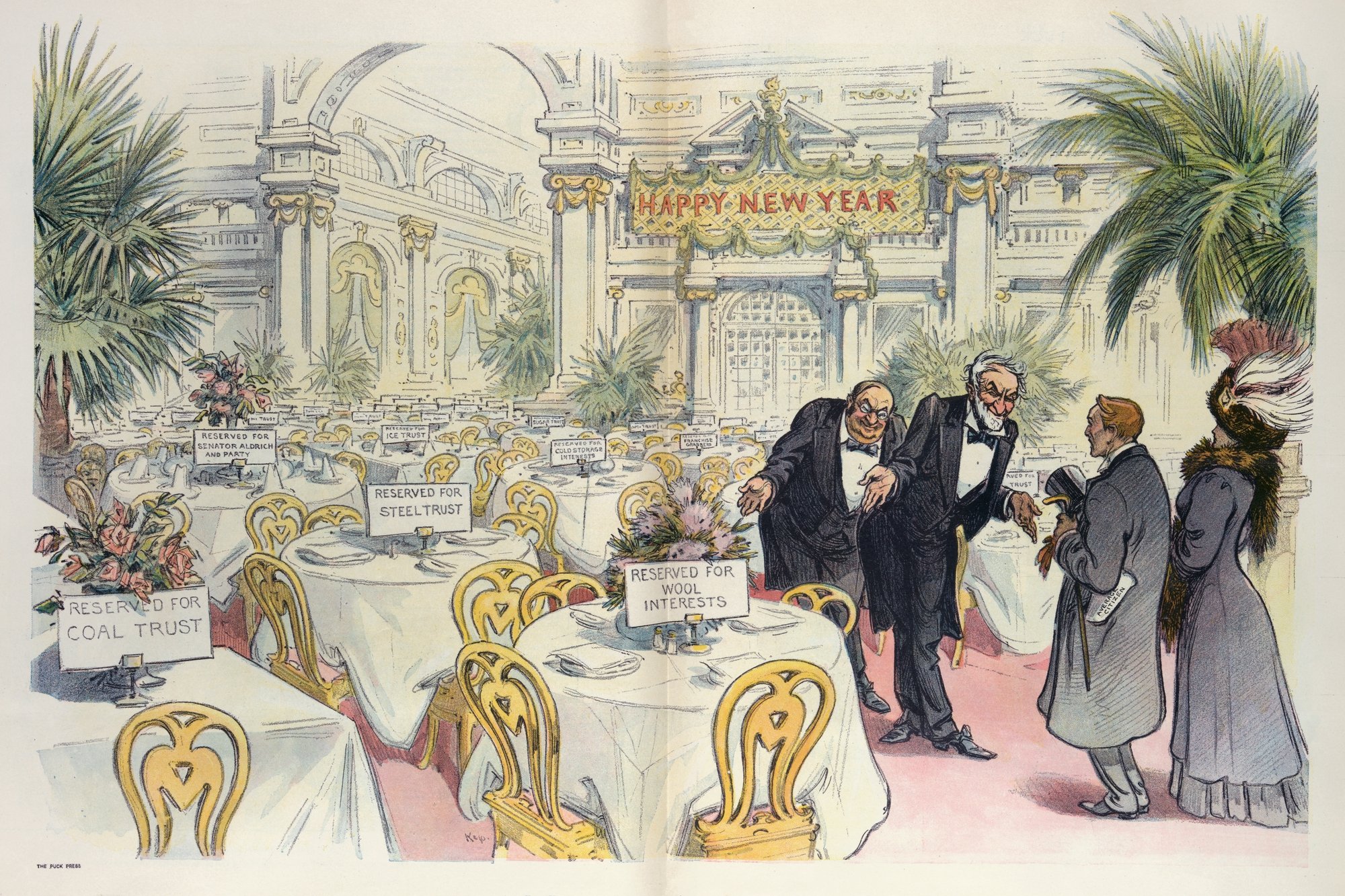 New Year’s eve at the hotel prosperity (1909)